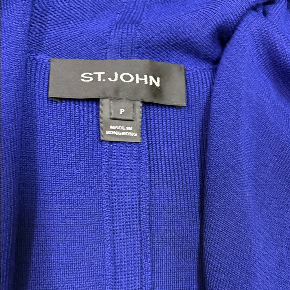 St. John Royal Blue cardigans - Picture 4 of 10